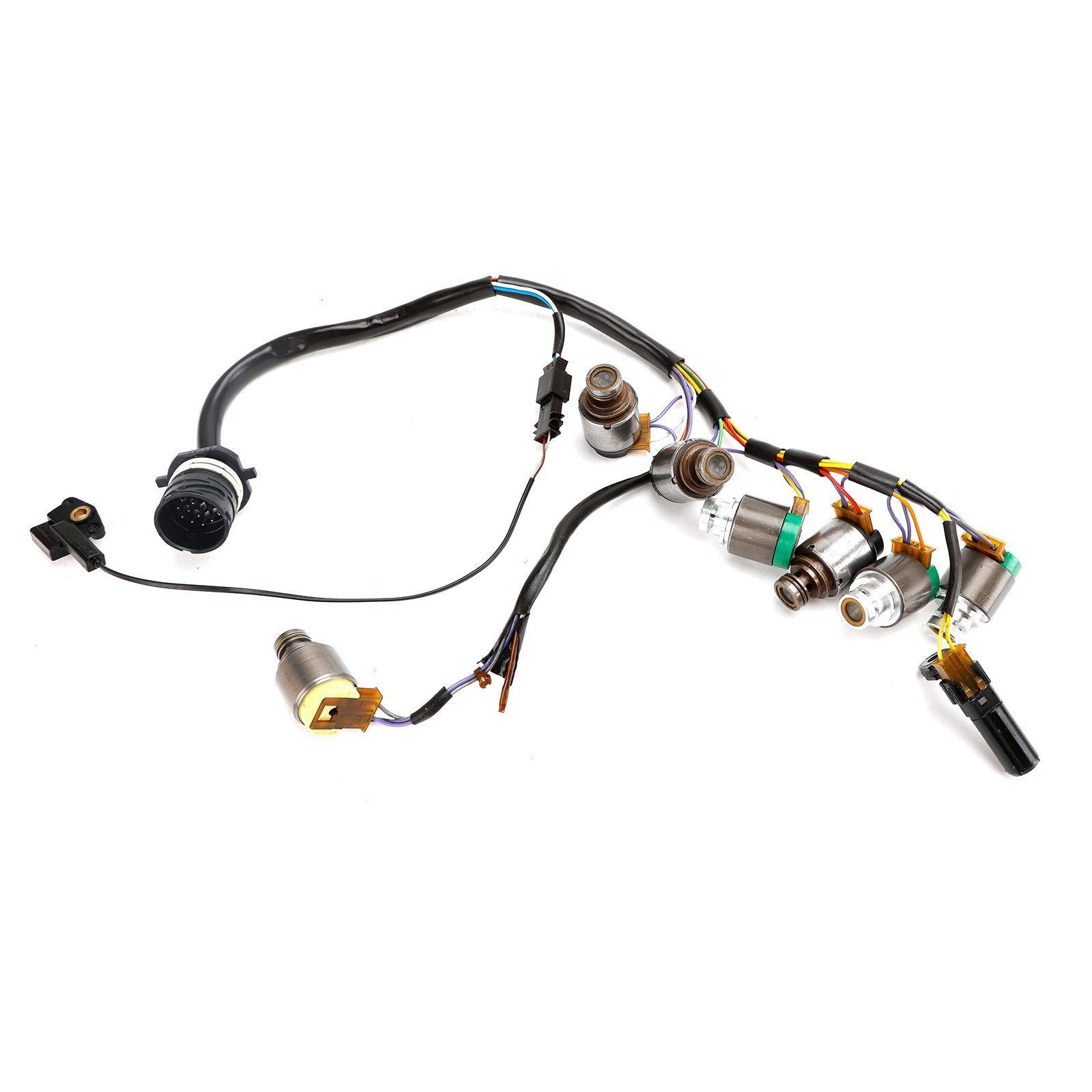 2003-2006 AUDI S6/RS6 5 SP AWD V8 4.2L 7PCS 5HP19 Transmission Solenoids With Internal Harness 0501316463