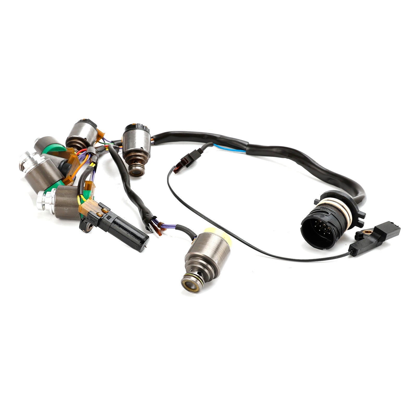 2000-2005 AUDI A6 5 SP F/AWD V6 2.5L 2.7L 7PCS 5HP19 Transmission Solenoids With Internal Harness 0501316463