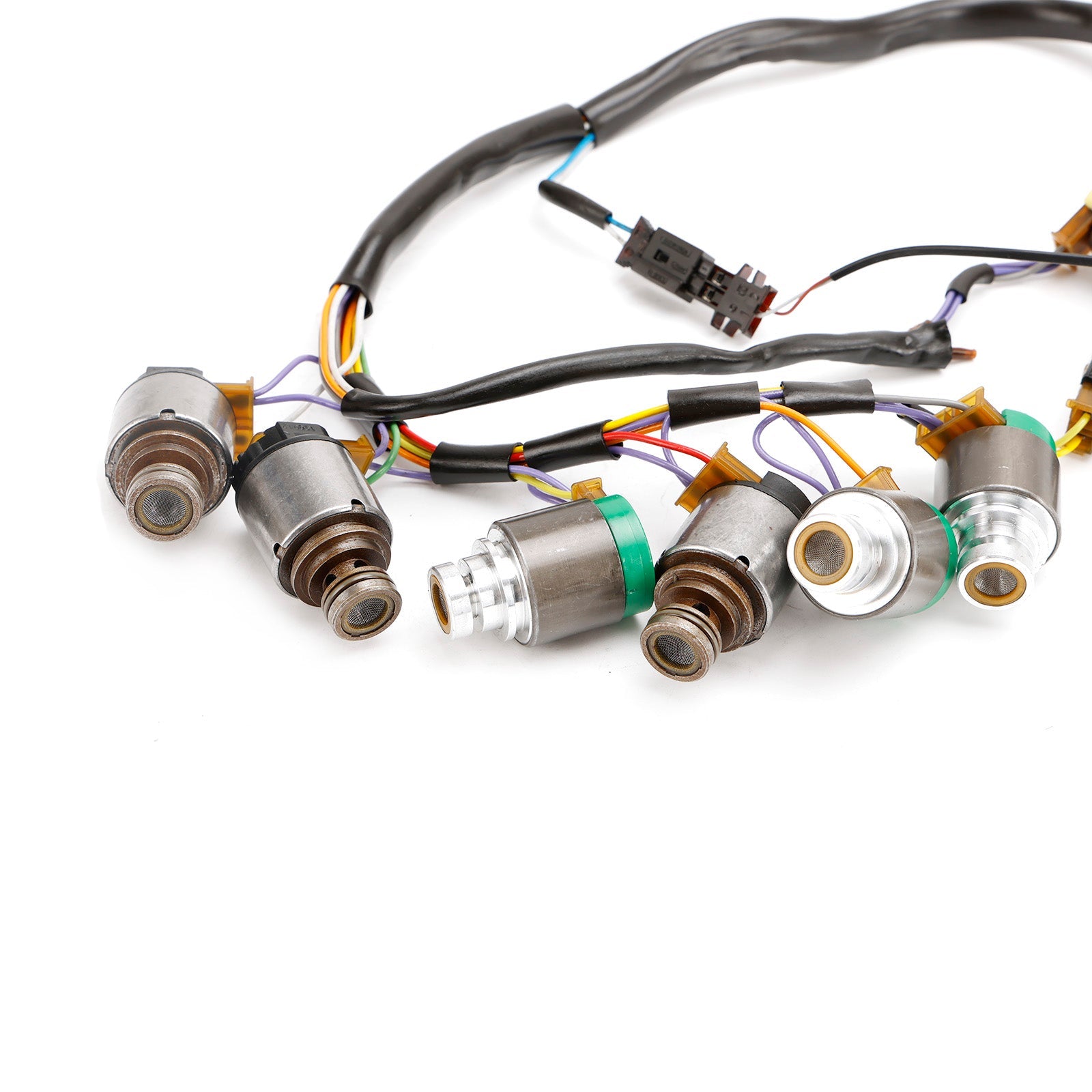 2003-2006 AUDI S6/RS6 5 SP AWD V8 4.2L 7PCS 5HP19 Transmission Solenoids With Internal Harness 0501316463