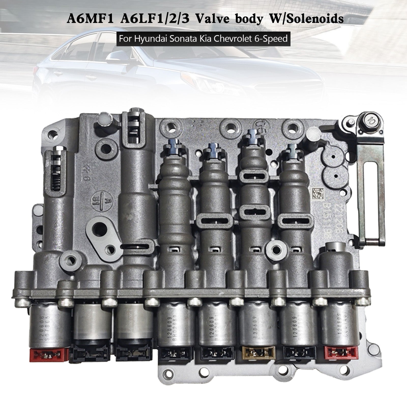 A6MF1 A6LF1/2/3 6-Speed Valve body W/Solenoids For Hyundai Sonata Kia Chevrolet Generic