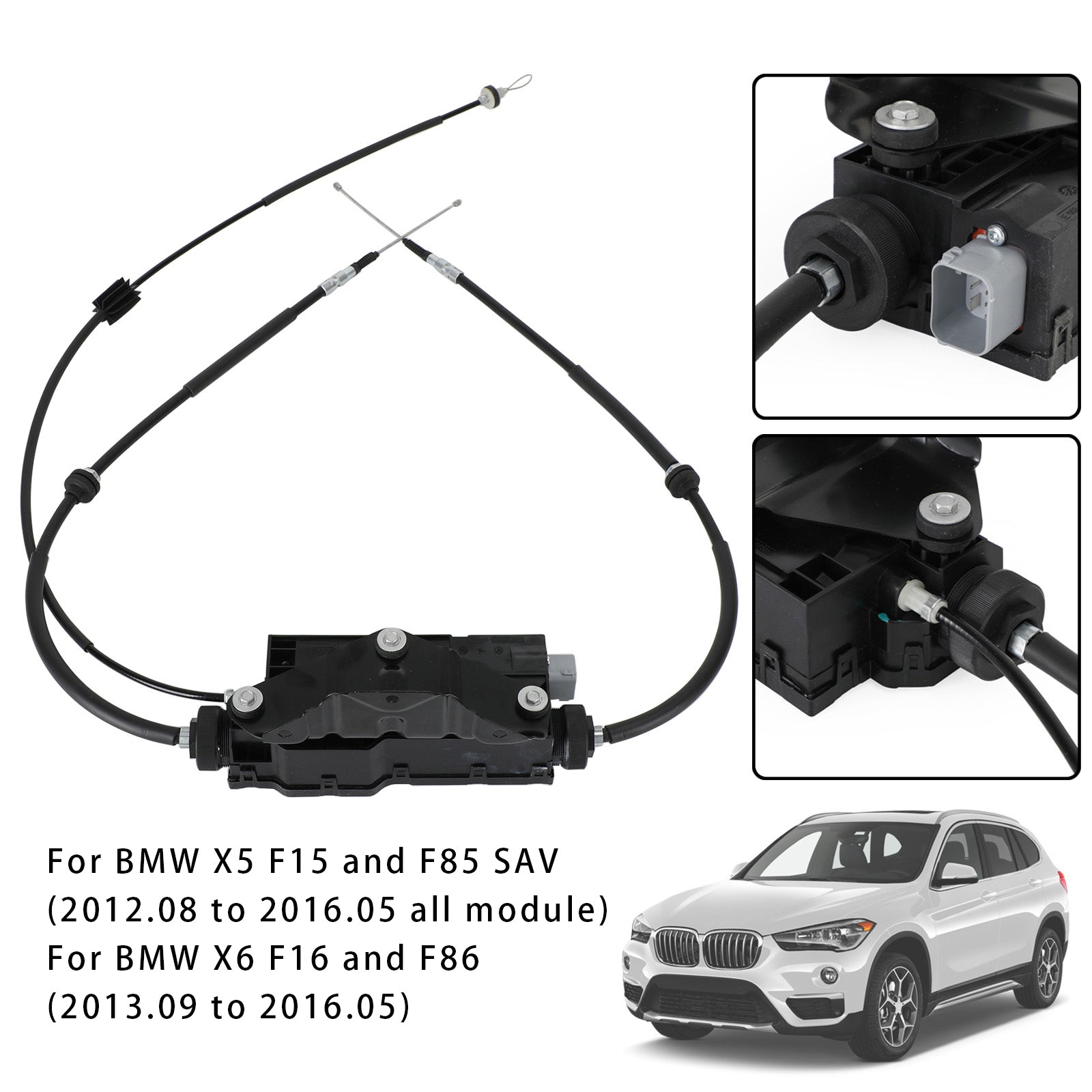 BMW X6 F15 M F86 Parking Brake Handbrake Actuator Control Module 34436874220