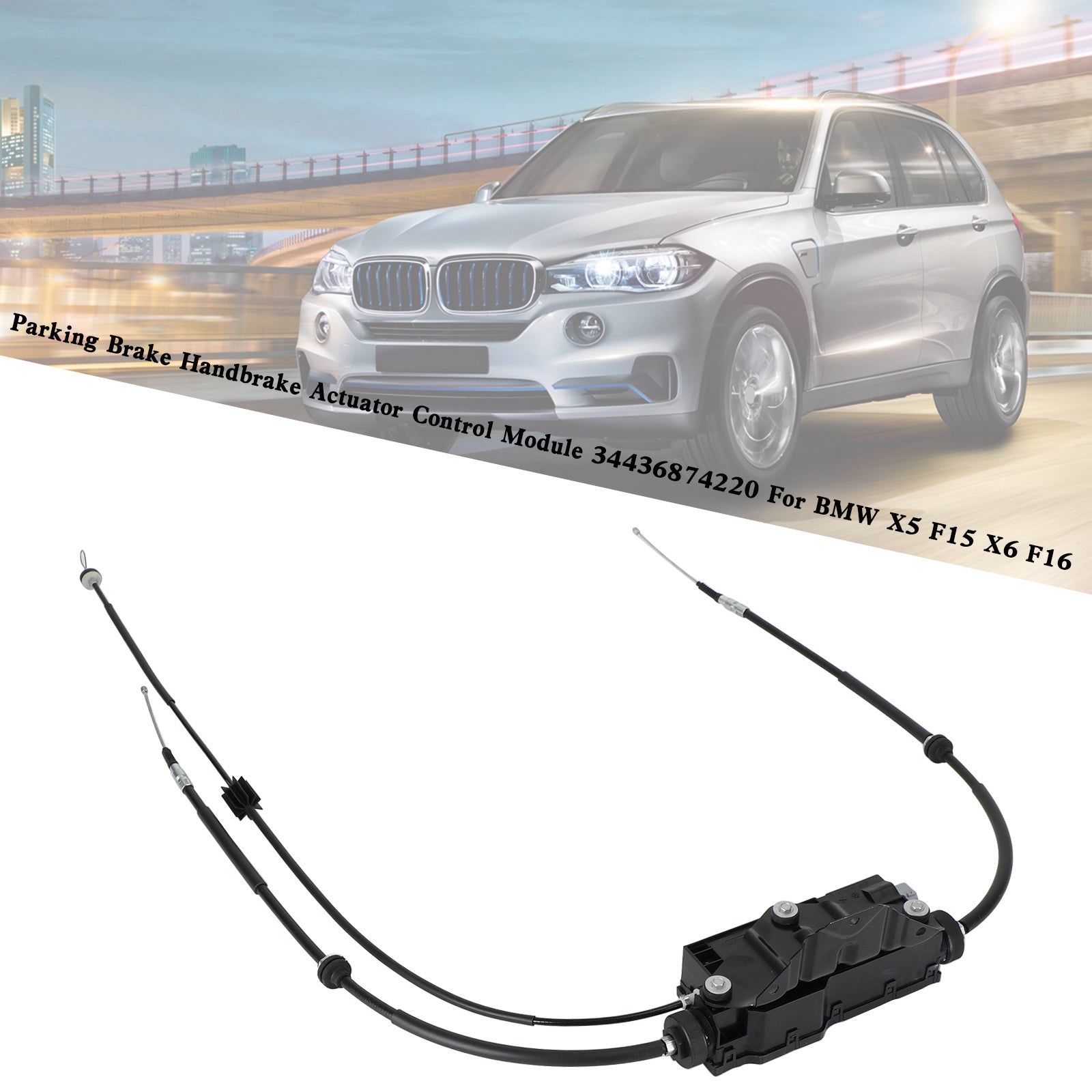 BMW X5 F15 M F85 Parking Brake Handbrake Actuator Control Module 34436874220