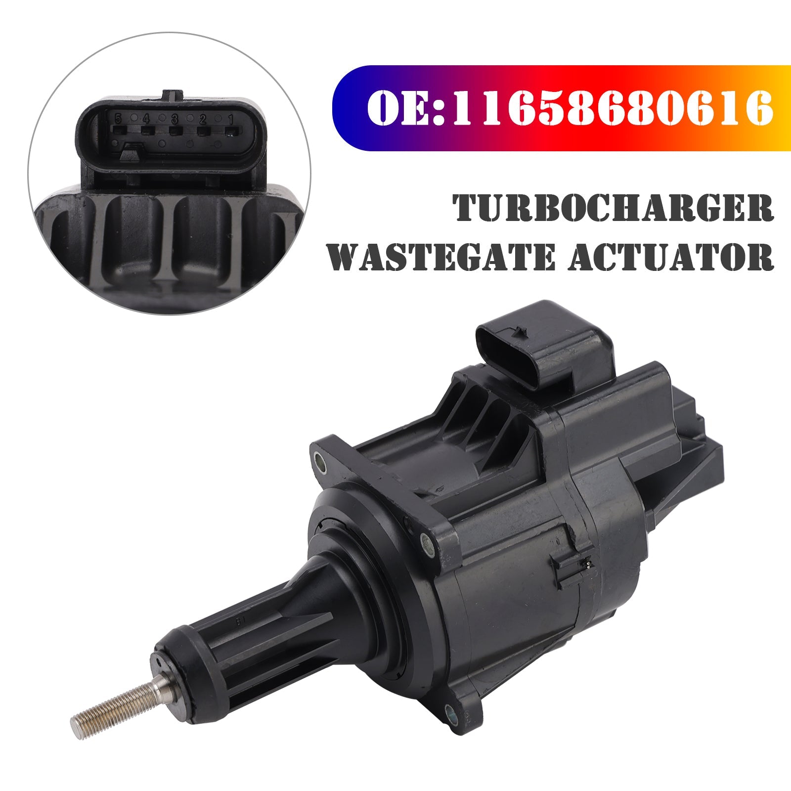 2015-2016 750Li xDrive 16 models 330 8A/MT Turbocharger Wastegate Actuator 11658680616 N63B44C