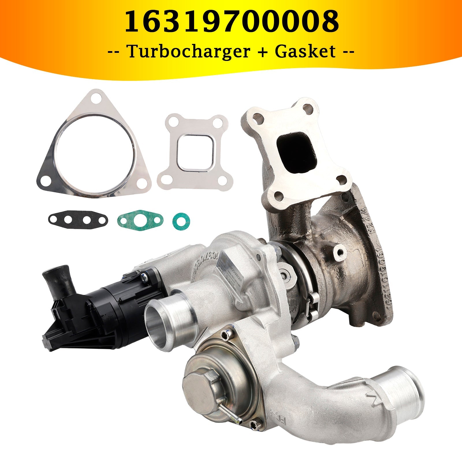 2017-on Honda Civic CR-V 1.0 VTEC Turbocharger + Gasket 16319700008 129HP-95KW