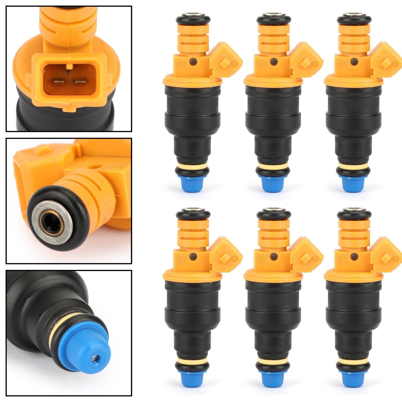 1 PCS/ 6 PCS Fuel Injector 0280150714 Connectors Fit BMW L7 1986-1987