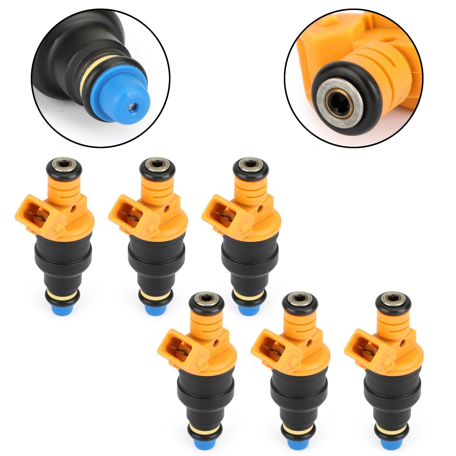 1 PCS/ 6 PCS Fuel Injector 0280150714 Connectors Fit BMW 735IL 1988-1992