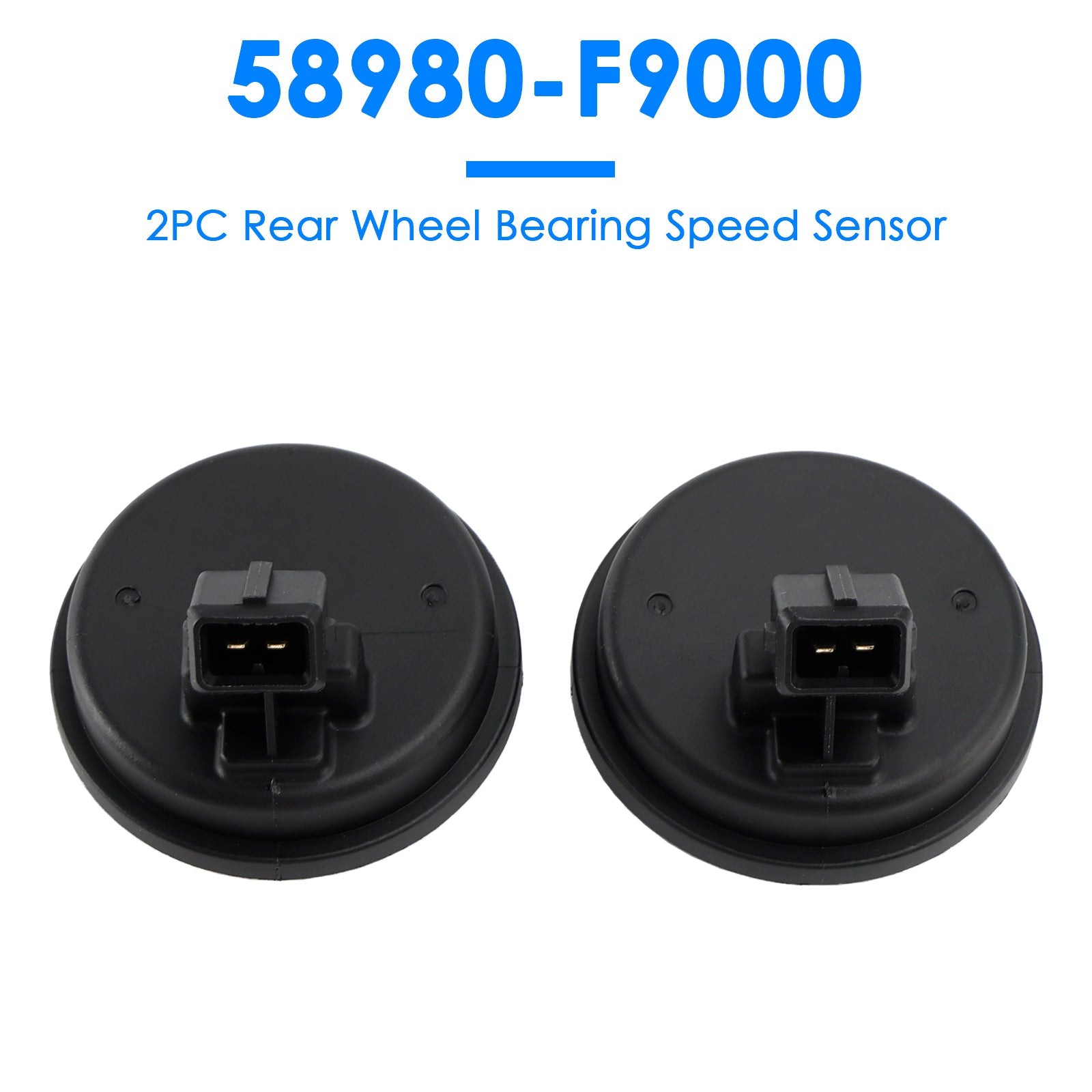 2PC Rear Wheel Bearing Speed Sensor for Hyundai Accent 2016-2022 58980-F9000