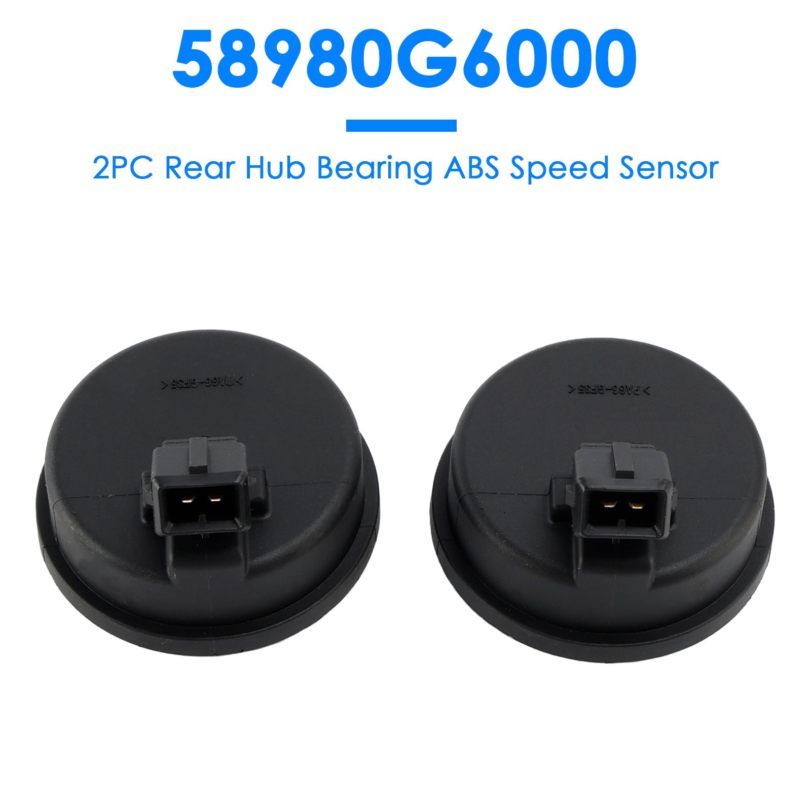 2PC Rear Hub Bearing ABS Speed Sensor for Kia Picanto Moring 2017-20 58980G6000