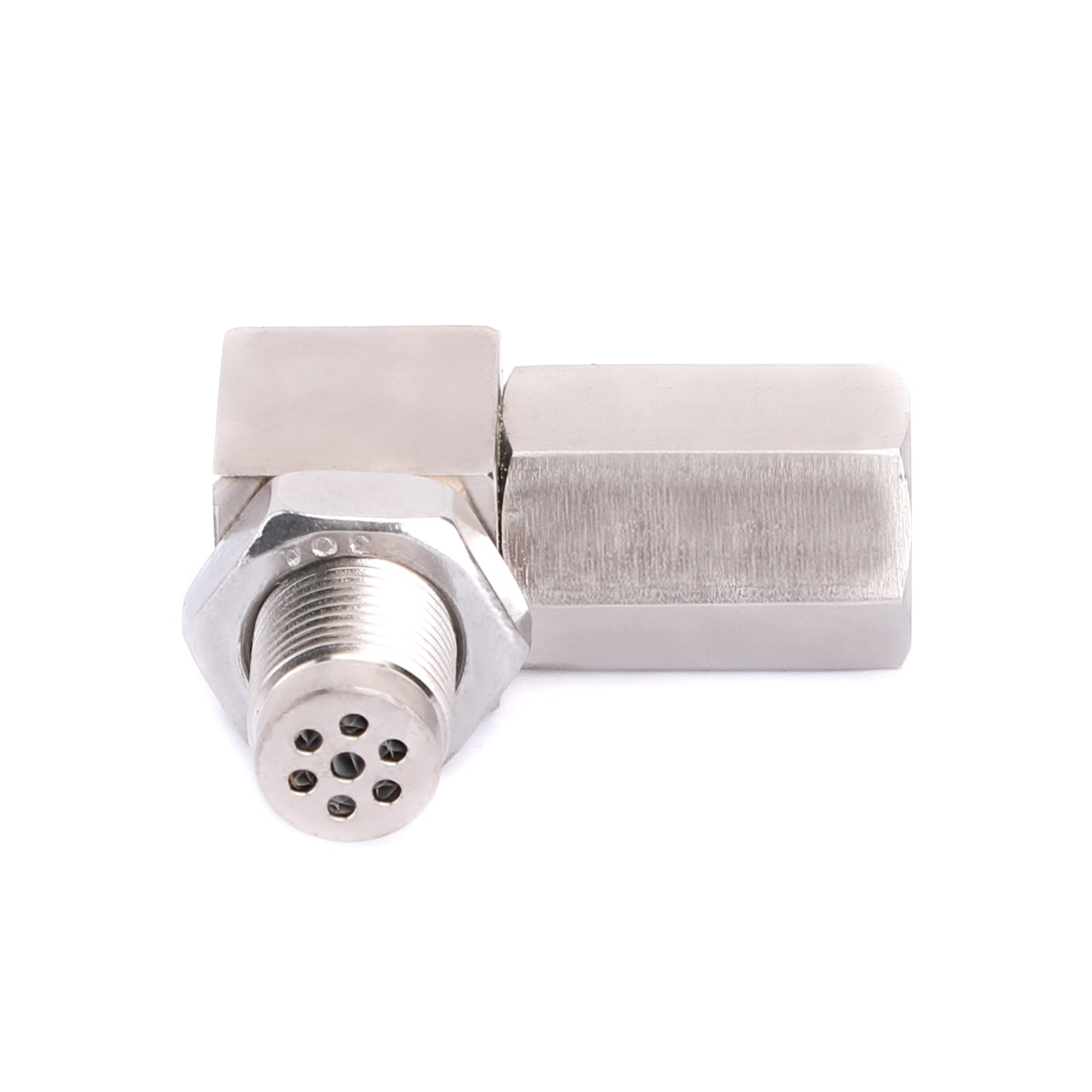 90° Mini Converter Connector O2 Oxygen Sensor Spacer Engine Light Check Bung Generic
