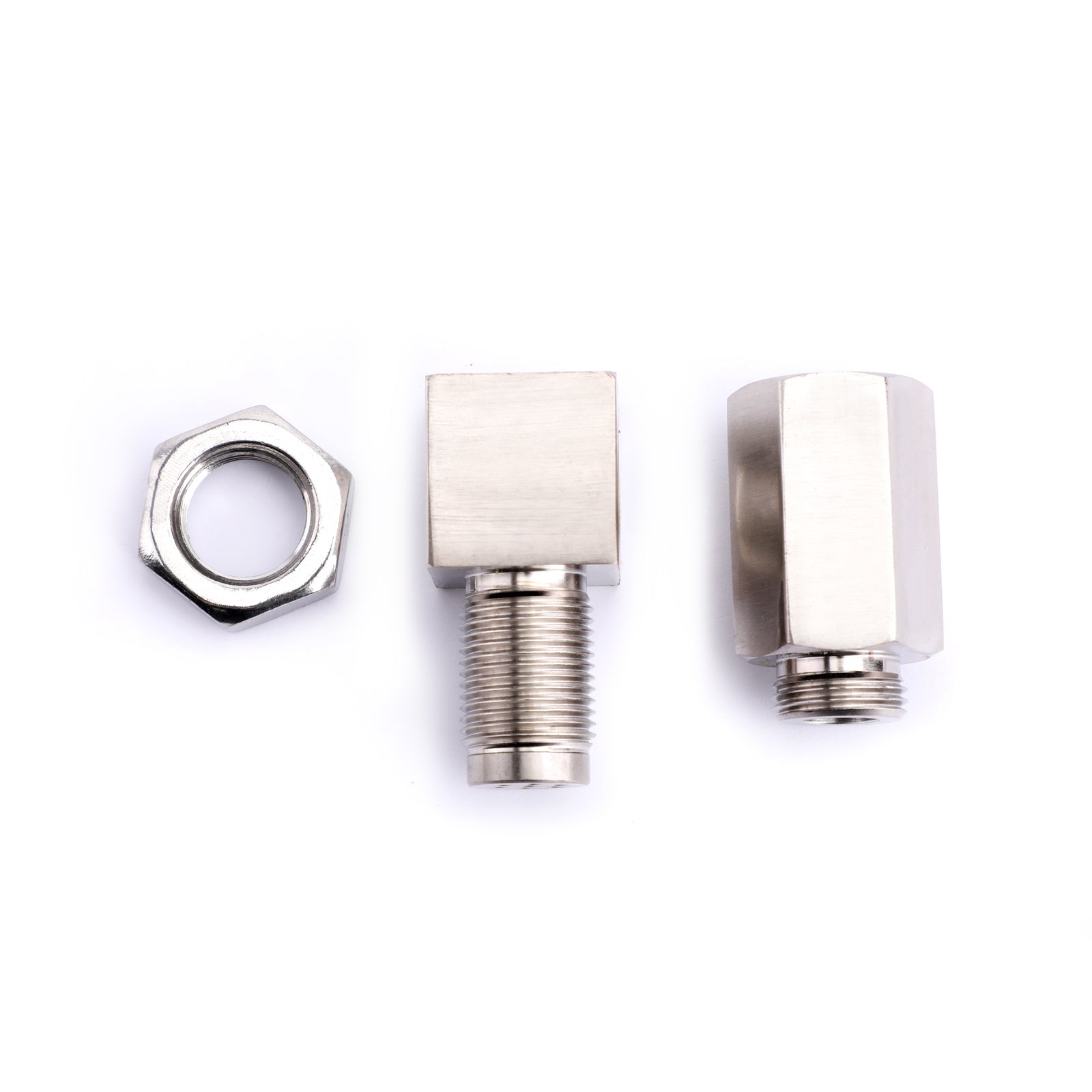 90° Engine Light Check Bung O2 Oxygen Sensor Spacer Mini Converter Connector Generic