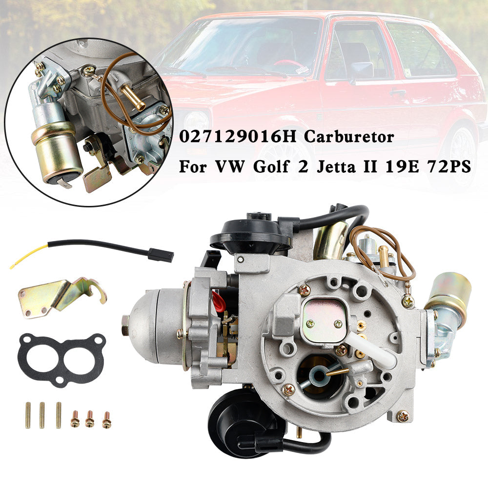 VW Golf 2 Jetta II 19E 72PS ab 01/86 U-Kat Vergaser Pierburg 2E Carburetor 027129016H