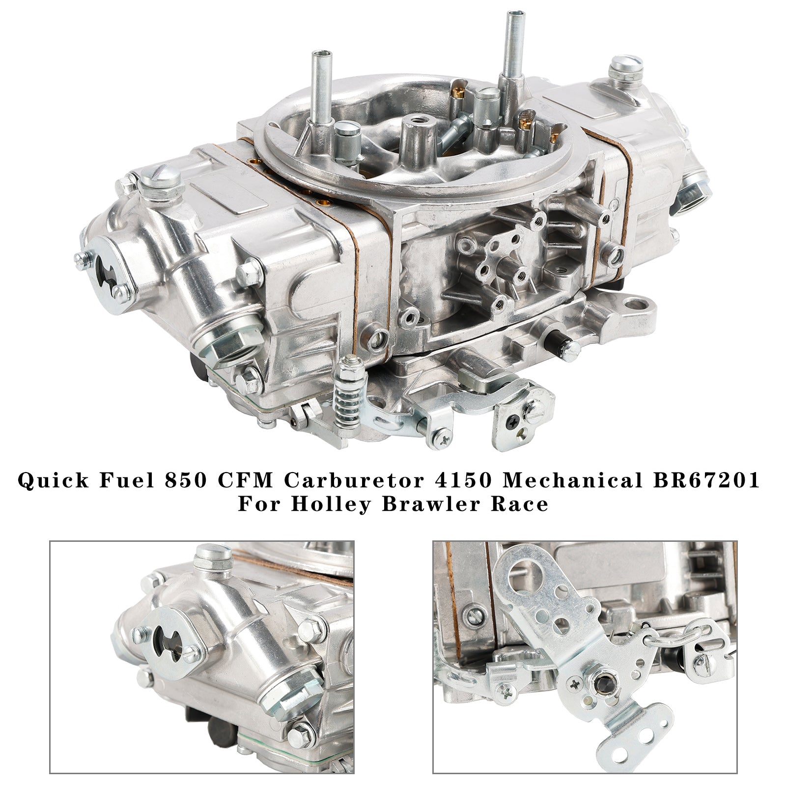 Holley Brawler Race Quick Fuel 850 CFM Carburetor 4150 Mechanical BR67201
