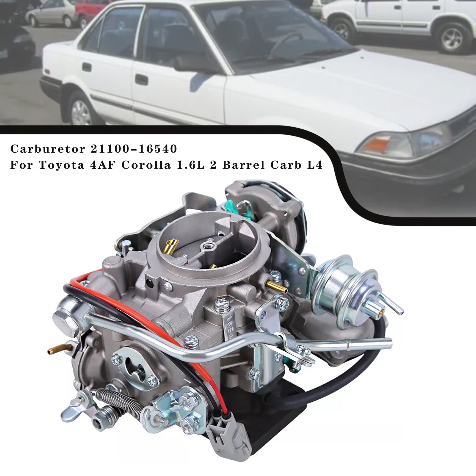 1987-1991 Toyota 4AF Corolla 1.6L 2 BARREL Carburetor 21100-16540