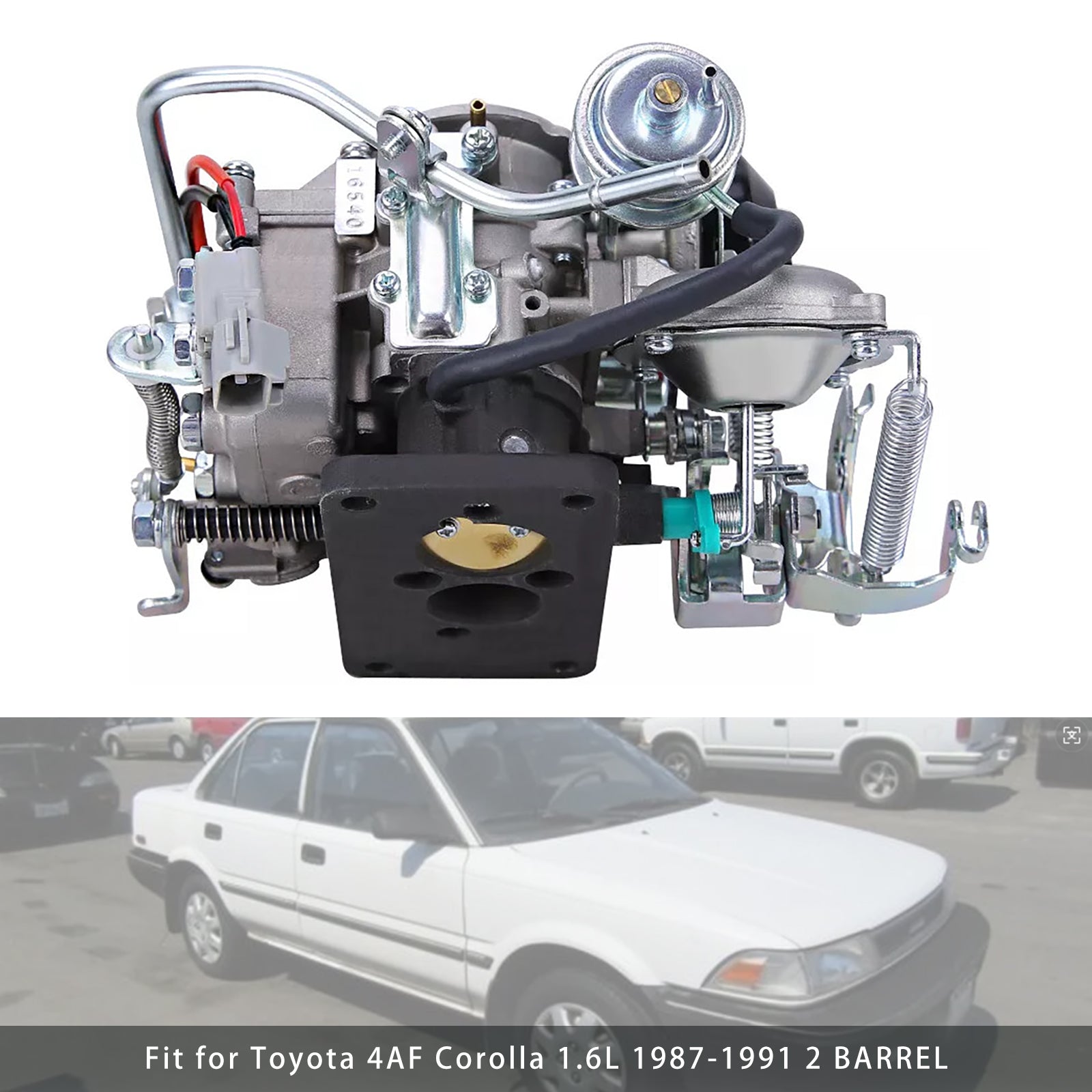 1987-1991 Toyota 4AF Corolla 1.6L 2 BARREL Carburetor 21100-16540
