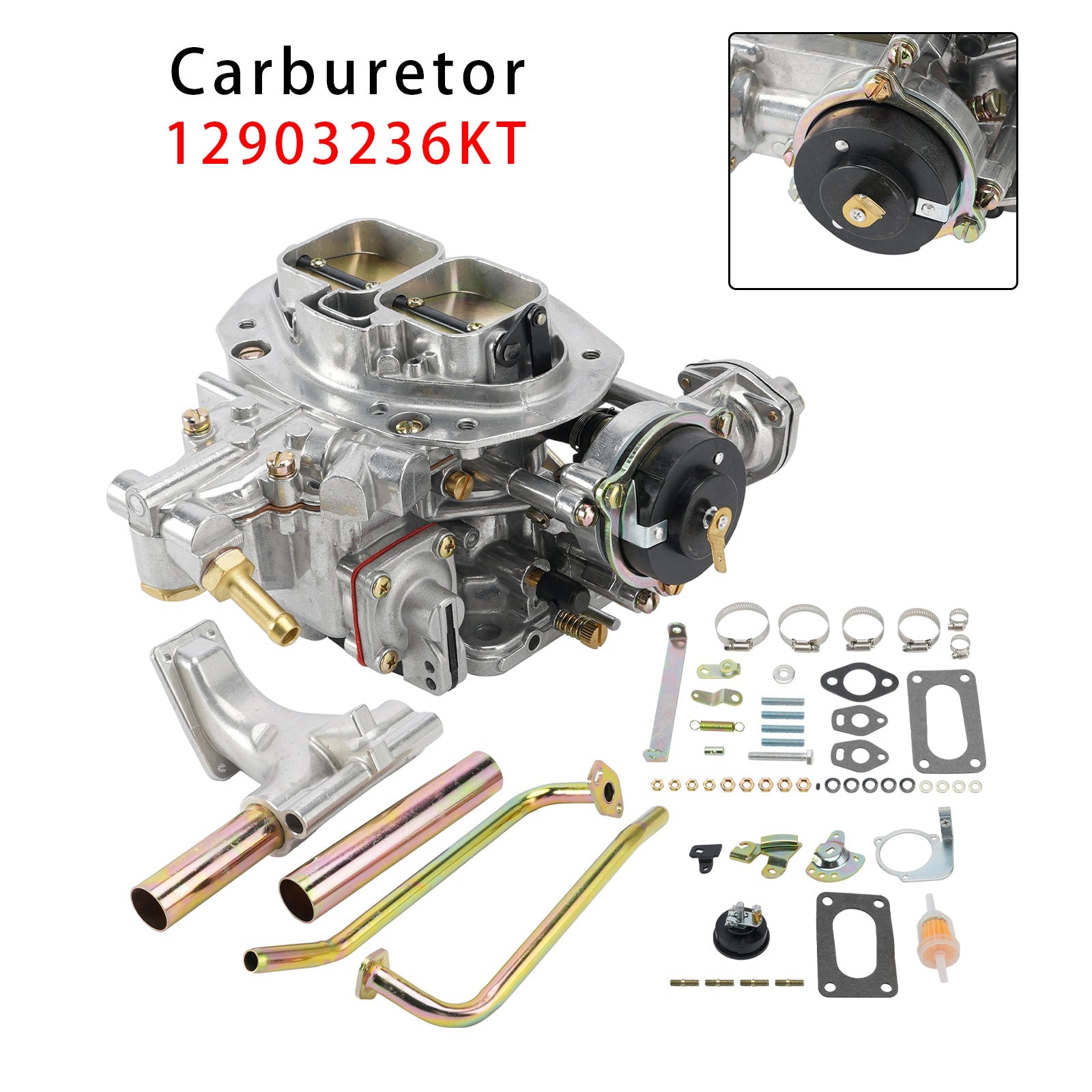 32/36 Progressive DFEV Carb Kit Complete 12903236KT Carburetor For VW Type 1