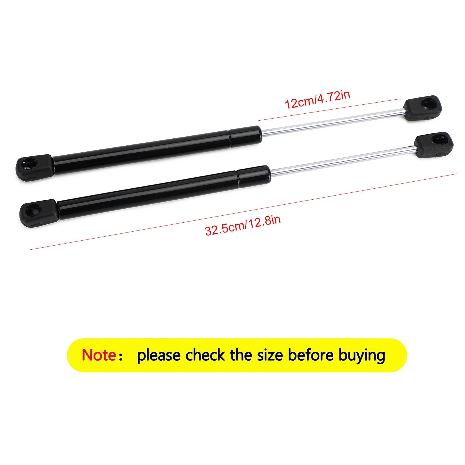 Toyota Hilux 2PCS Gas Struts suit ARB Canopy REAR window 160N 1921VR Fit Generic