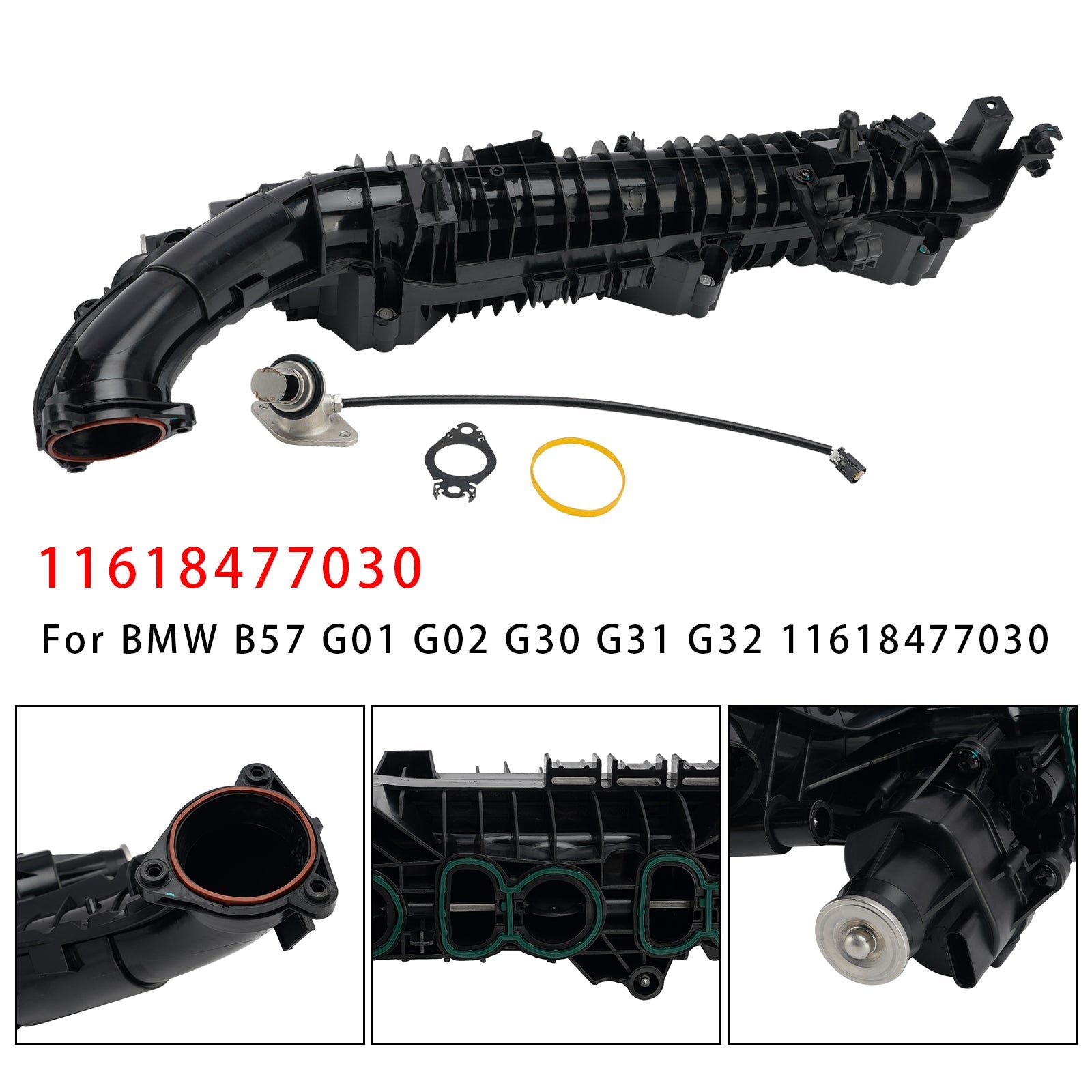 2015/09-2020/06 For BMW 7er G11, G12 730d xDrive 2993 ccm, 155 KW, 211 PS Inlet Intake Manifold With Motor 11618570228