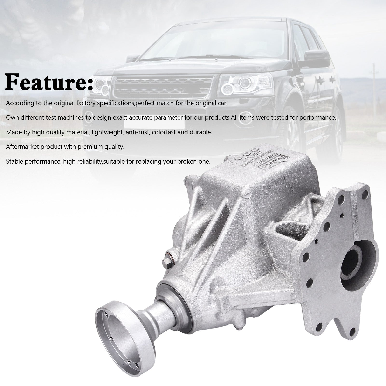 2007-2011 Freelander 2 3.2 Reinforced Front Differential Distribution Transmission Recond D 24m LR007147