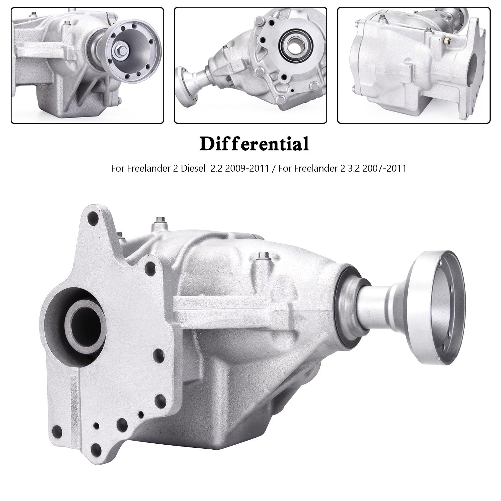 2009-2011 Freelander 2 Diesel 2.2 Reinforced Front Differential Distribution Transmission Recond D 24m LR007147