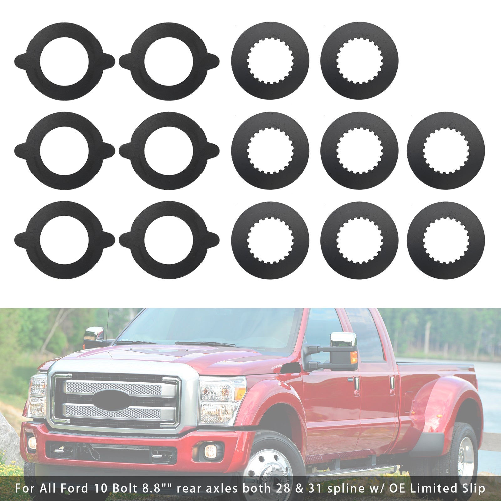 8.8 inch Posi Clutch Pack Kit F8.8CPK For Ford