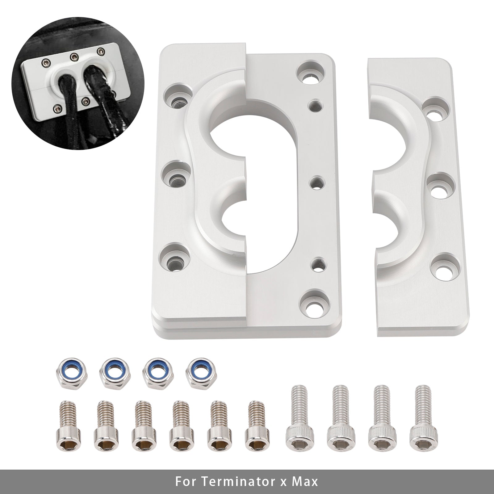 Terminator x Max Aluminum Fire Wall Pass Through Raw Bracket