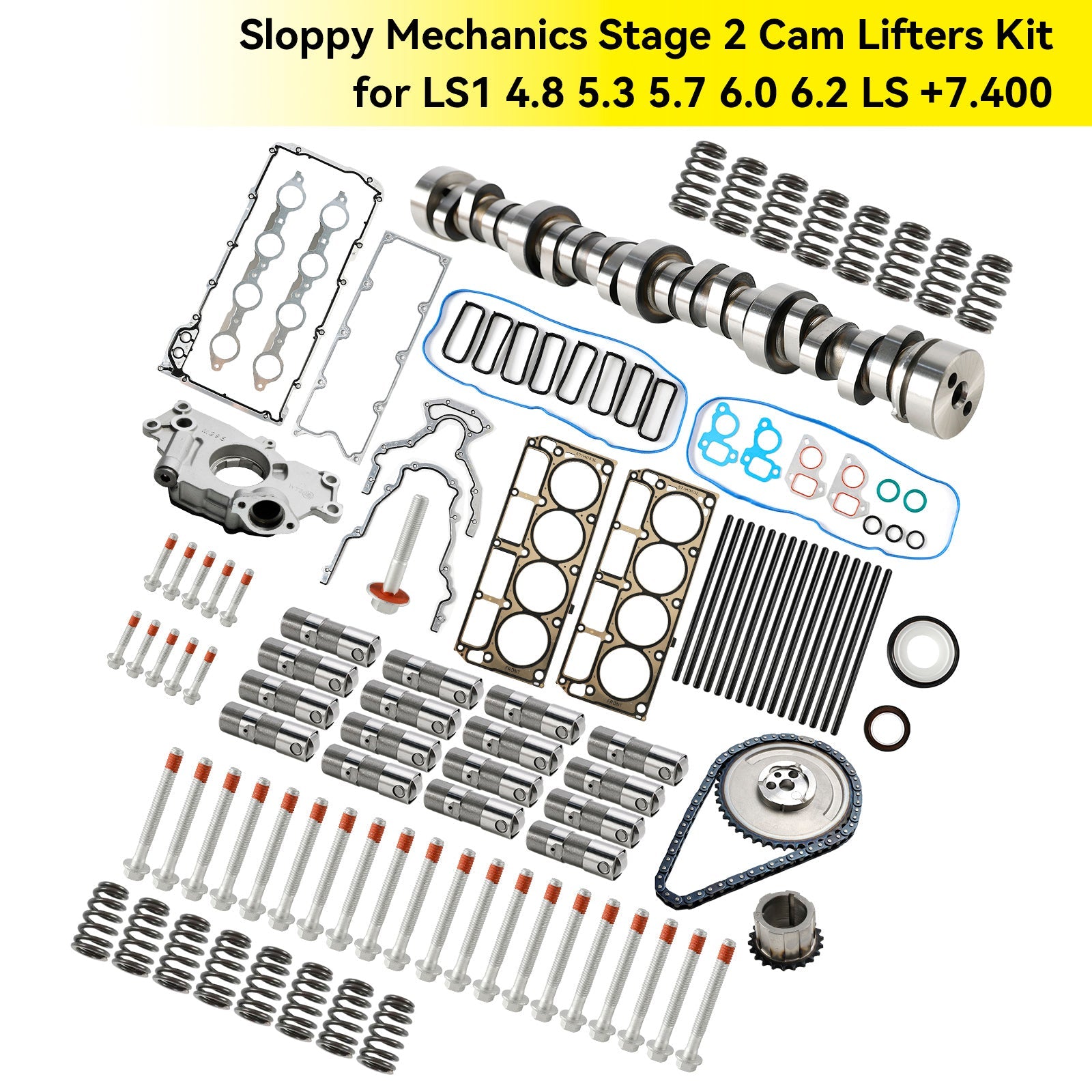2001-2005 5.7L LS6 V-8 Sloppy Mechanics Stage 2 Cam Lifters Kit