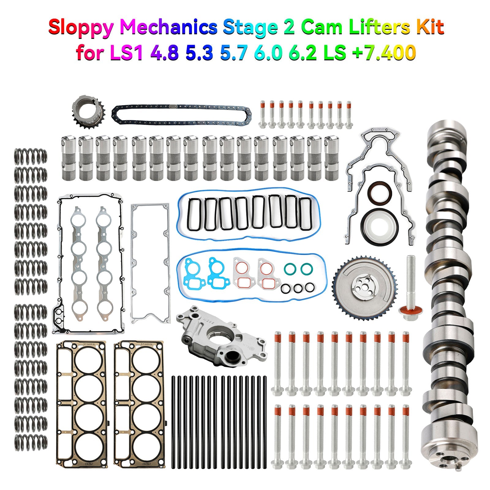 1999-2010 Trucks/SUVs 6.0L V-8 Sloppy Mechanics Stage 2 Cam Lifters Kit