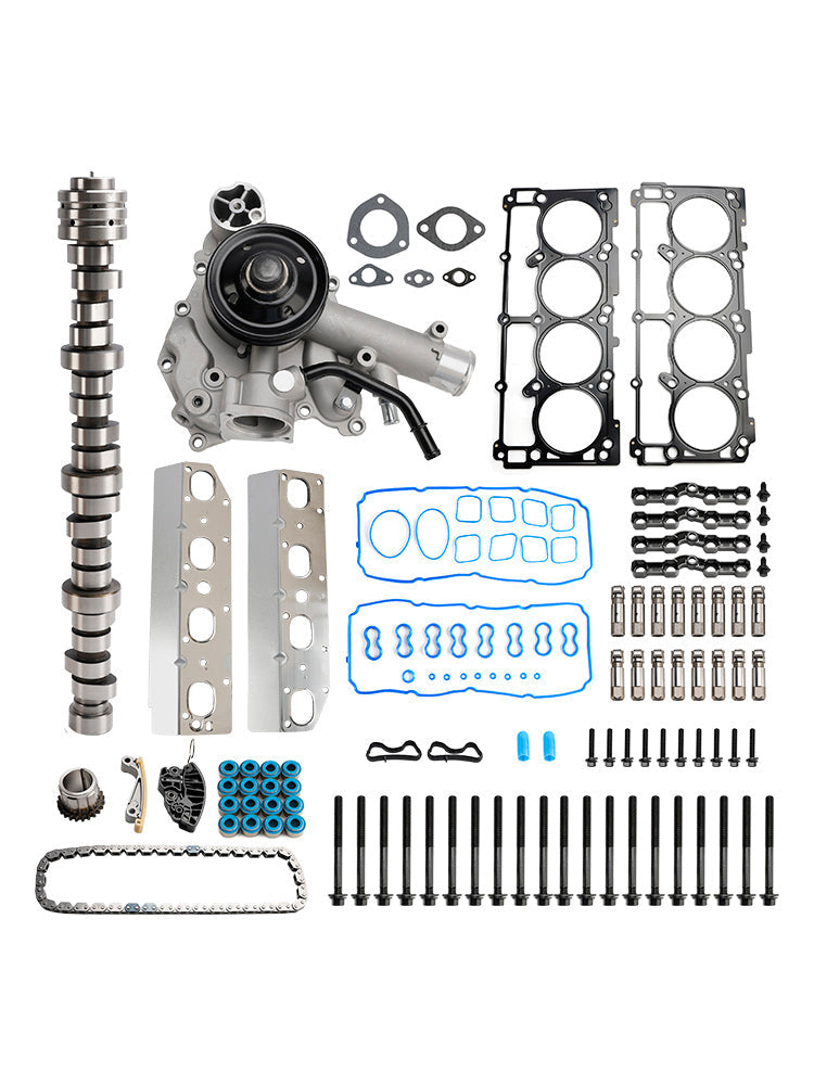 2009-2010 Dodge Ram 1500 5.7L Engine MDS Camshaft KitTiming Chain Kit Water Pump 53021726AE 68060714AA