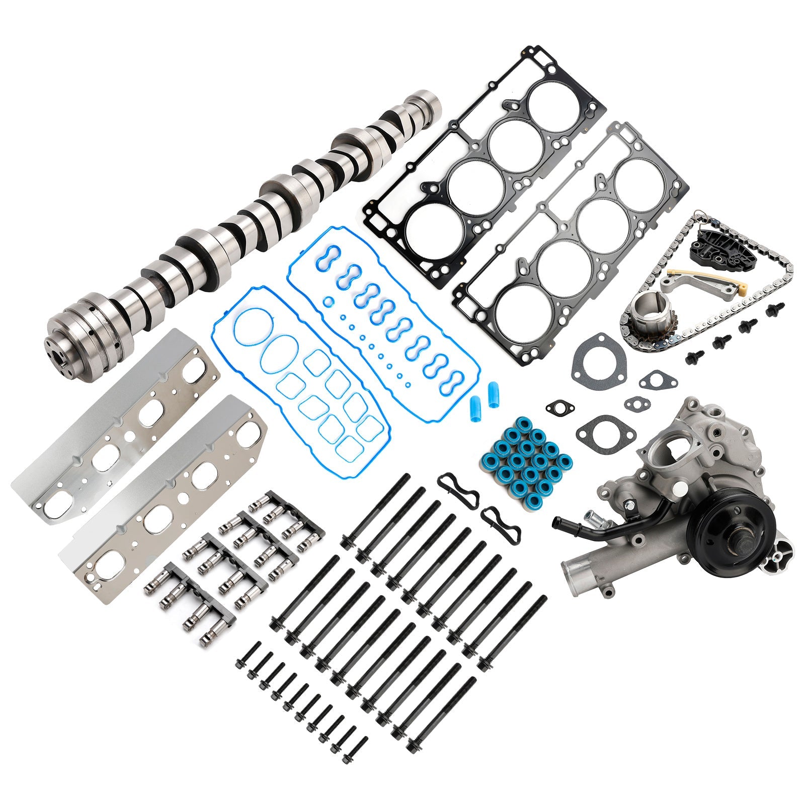 2009-2010 Dodge Ram 1500 5.7L Engine MDS Camshaft KitTiming Chain Kit Water Pump 53021726AE 68060714AA