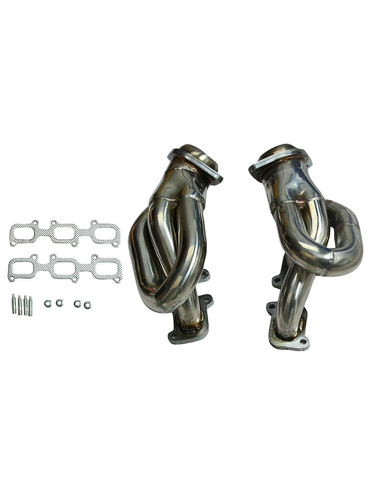 Stainless Steel Exhaust Manifold Header Fit Ford Mustang 3.7L V6 2011-2015