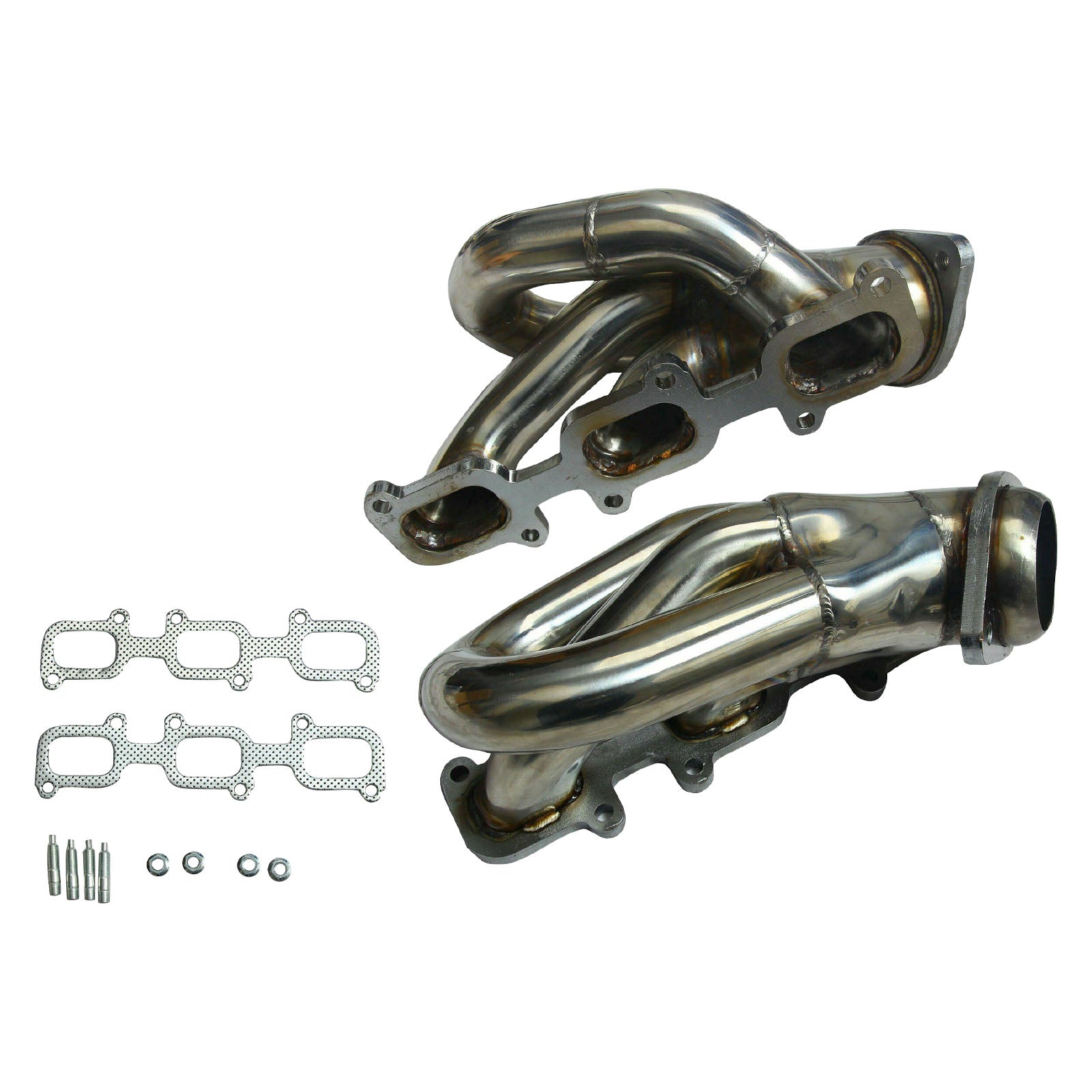 Stainless Steel Exhaust Manifold Header Fit Ford Mustang 3.7L V6 2011-2015