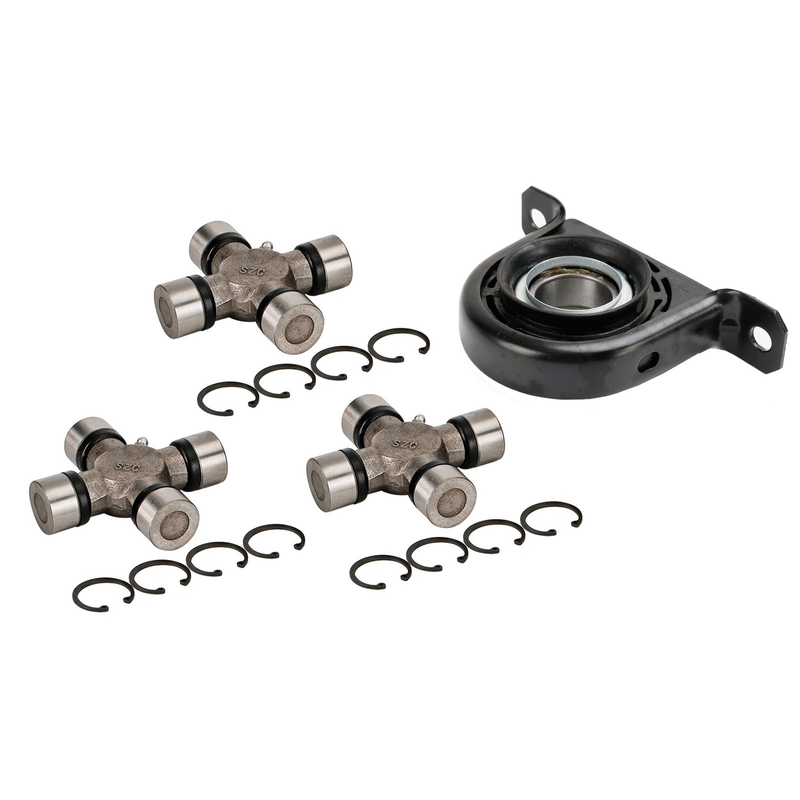 1999-2010 Ford F250 F350 Superduty 4WD Driveshaft Carrier Bearing and U Joint Kit RBU5-160X3-B Generic