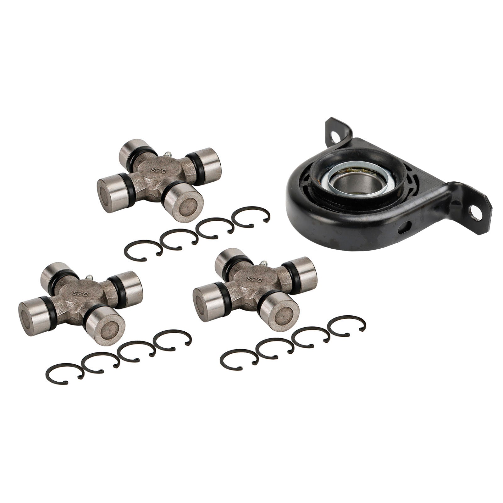 1999-2010 Ford F250 F350 Superduty 4WD Driveshaft Carrier Bearing and U Joint Kit RBU5-160X3-B Generic