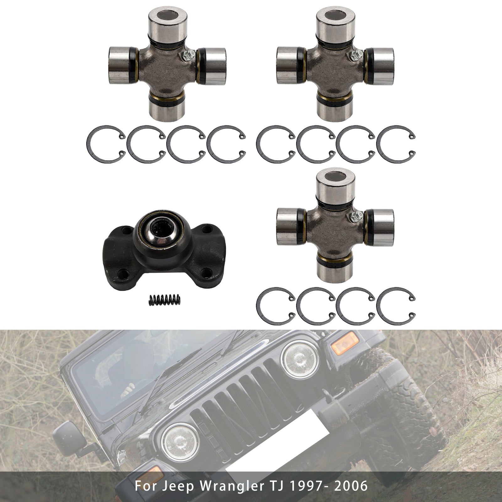 1984-2001 Jeep Cherokee XJ Double Cardan Joint 211355X + 5-153X
