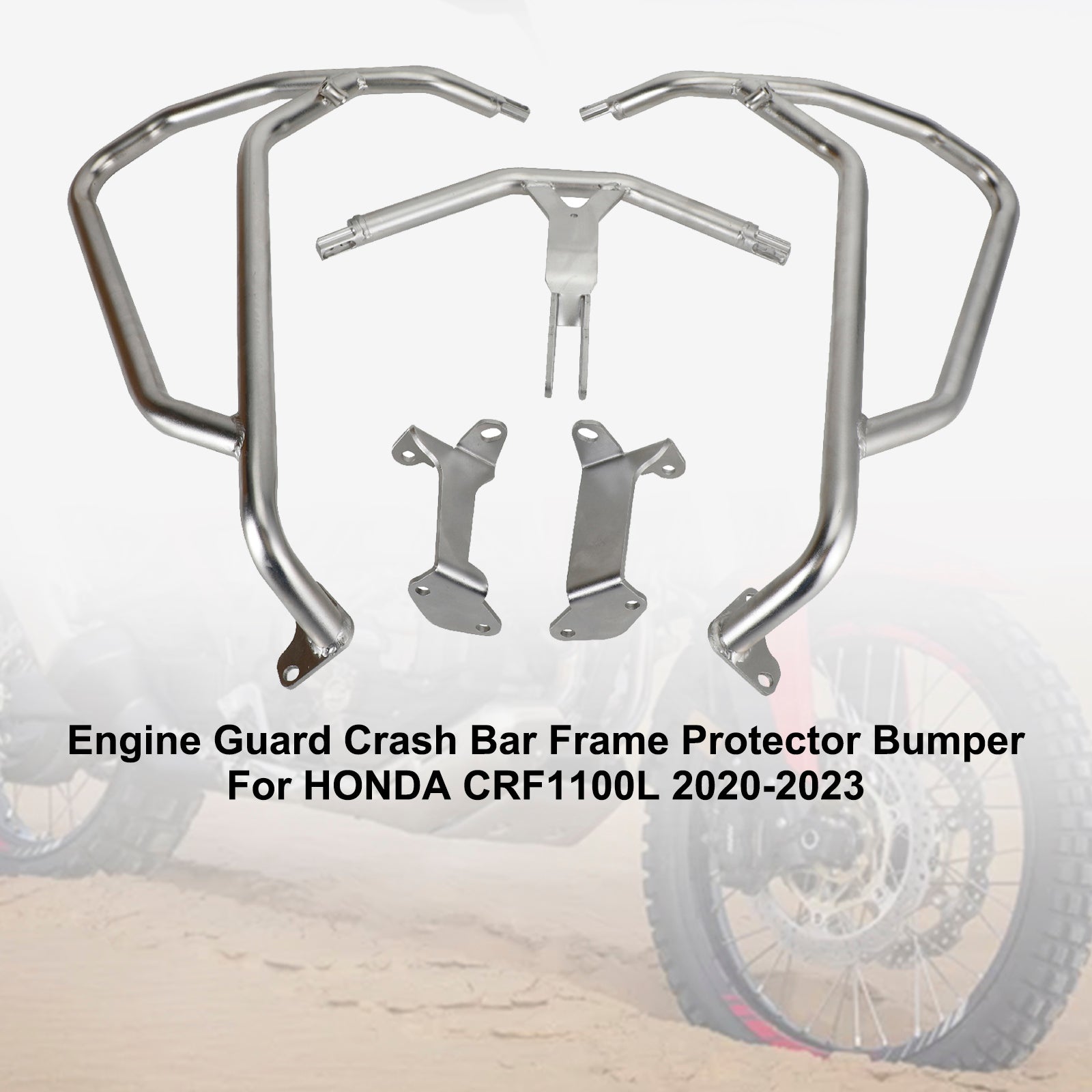 2020-2022 Honda Crf 1100L Engine Guard Crash Bar Frame Protector Bumper