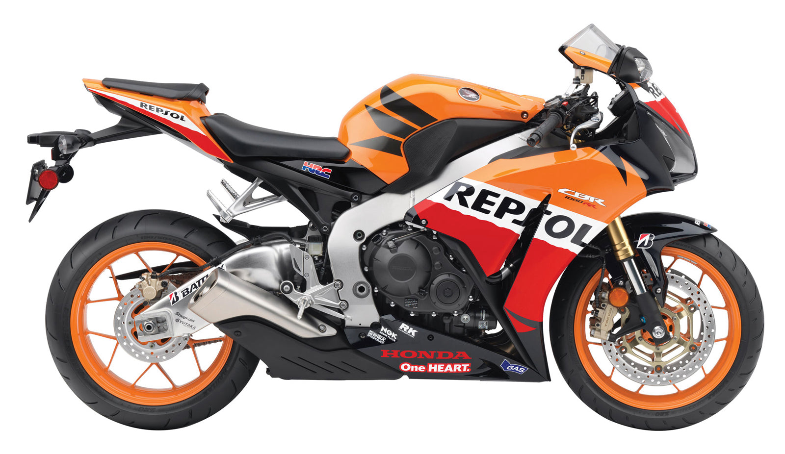 2012-2016 Honda CBR1000RR Bodywork Fairing ABS Injection Molded Plastics Set 8 Color Generic