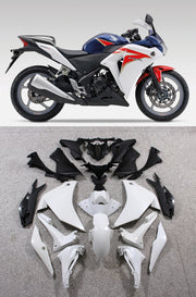 2011-2015 Honda CBR250R HRC White Red Blue Racing Fairings Generic