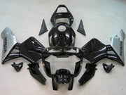 Fairings 2003-2004 Honda CBR 600 RR Black & Silver Honda Racing Generic