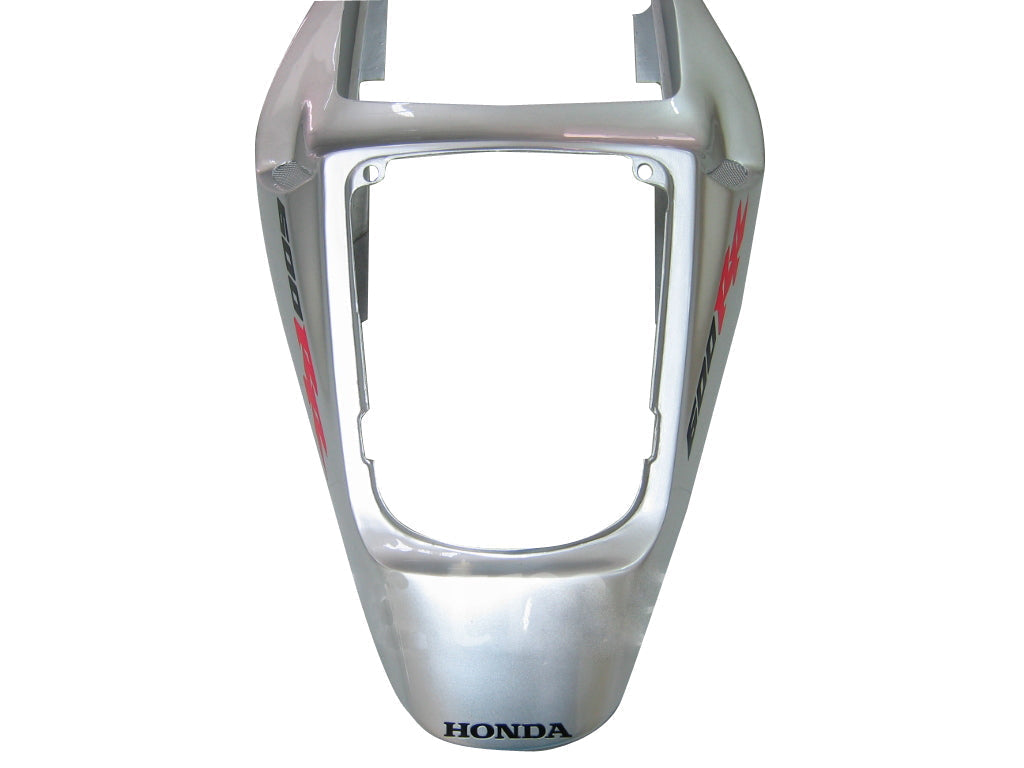 2003-2004 Honda CBR 600 RR Silver & Black Flame Racing Fairings Generic