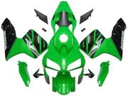 2003-2004 Honda CBR 600 RR Green & Black CBR Racing Fairings Generic