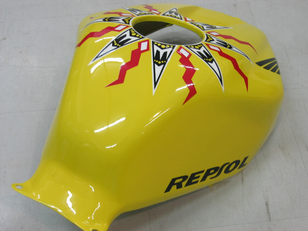 2005-2006 Honda CBR 600 RR Yellow Black Valentino Rossi Racing Fairings Generic