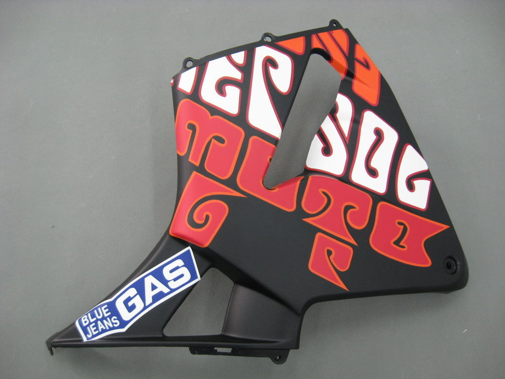 2005-2006 Honda CBR 600 RR Black Matte Valentino Rossi Racing Fairings Generic