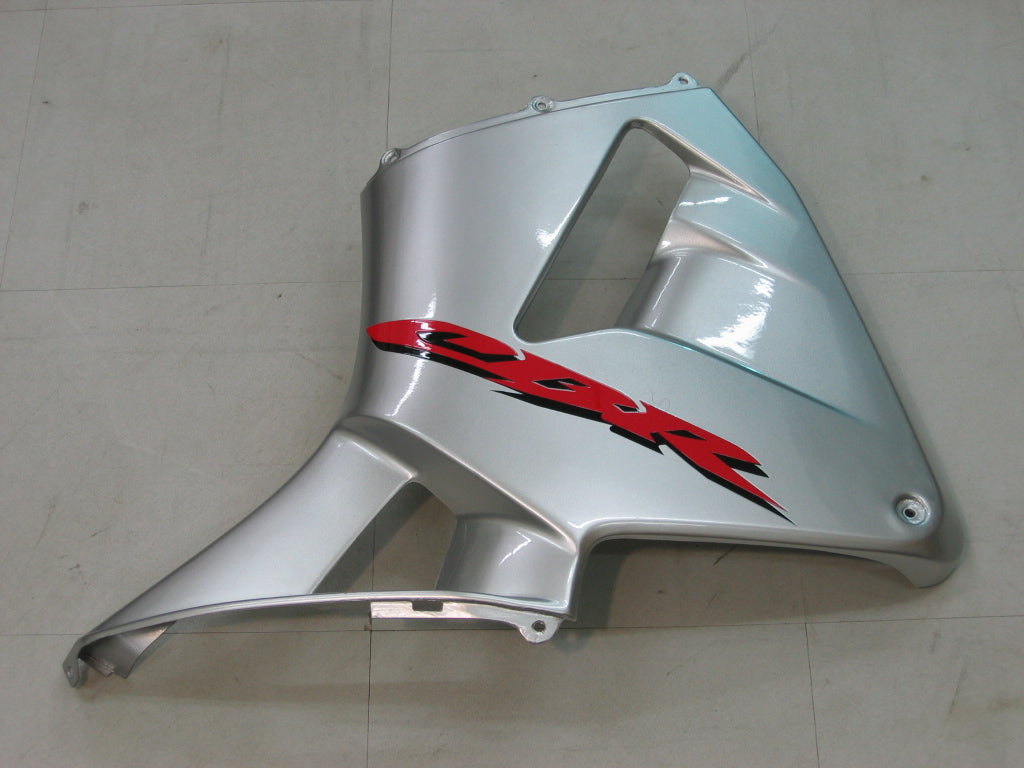 2005-2006 CBR600RR Bodywork Fairing Silver ABS Injection Molded Plastics Set Generic