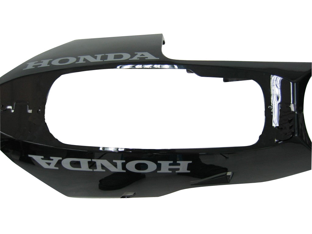 2005-2006 Honda CBR 600 RR Black & Silver CBR Honda Racing Fairings Generic