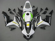 2007-2008 CBR600RR Bodywork Fairing White & Black ABS Injection Molded Plastics Set Generic