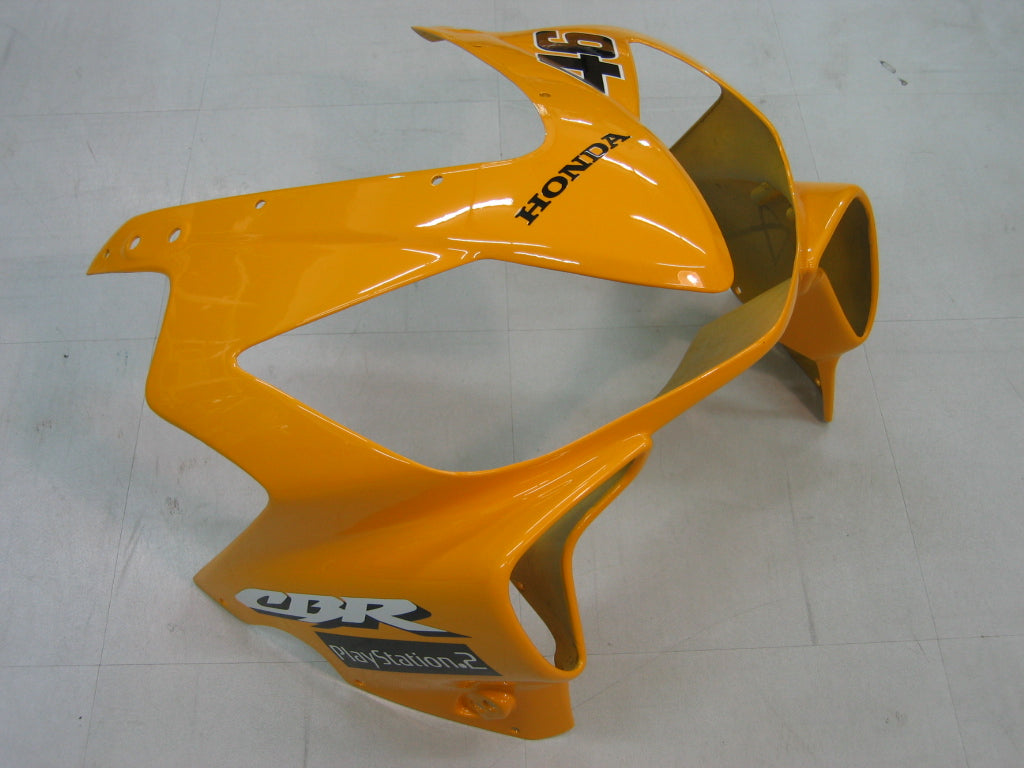 2001-2003 Honda CBR 600 F4i Yellow No.46 Azzurro Racing Fairings Generic
