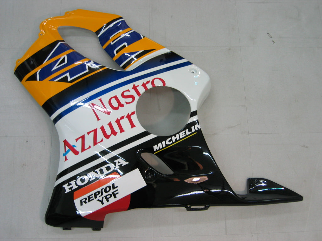 2001-2003 Honda CBR 600 F4i Yellow No.46 Azzurro Racing Fairings Generic