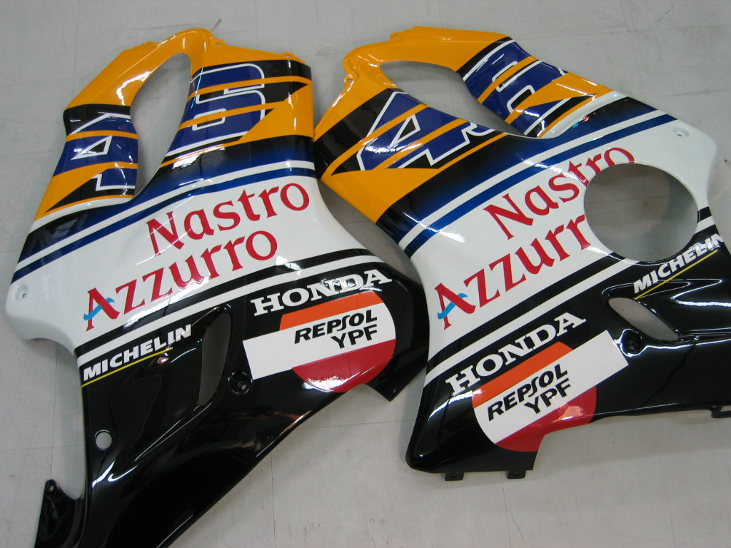 2001-2003 Honda CBR 600 F4i Yellow No.46 Azzurro Racing Fairings Generic