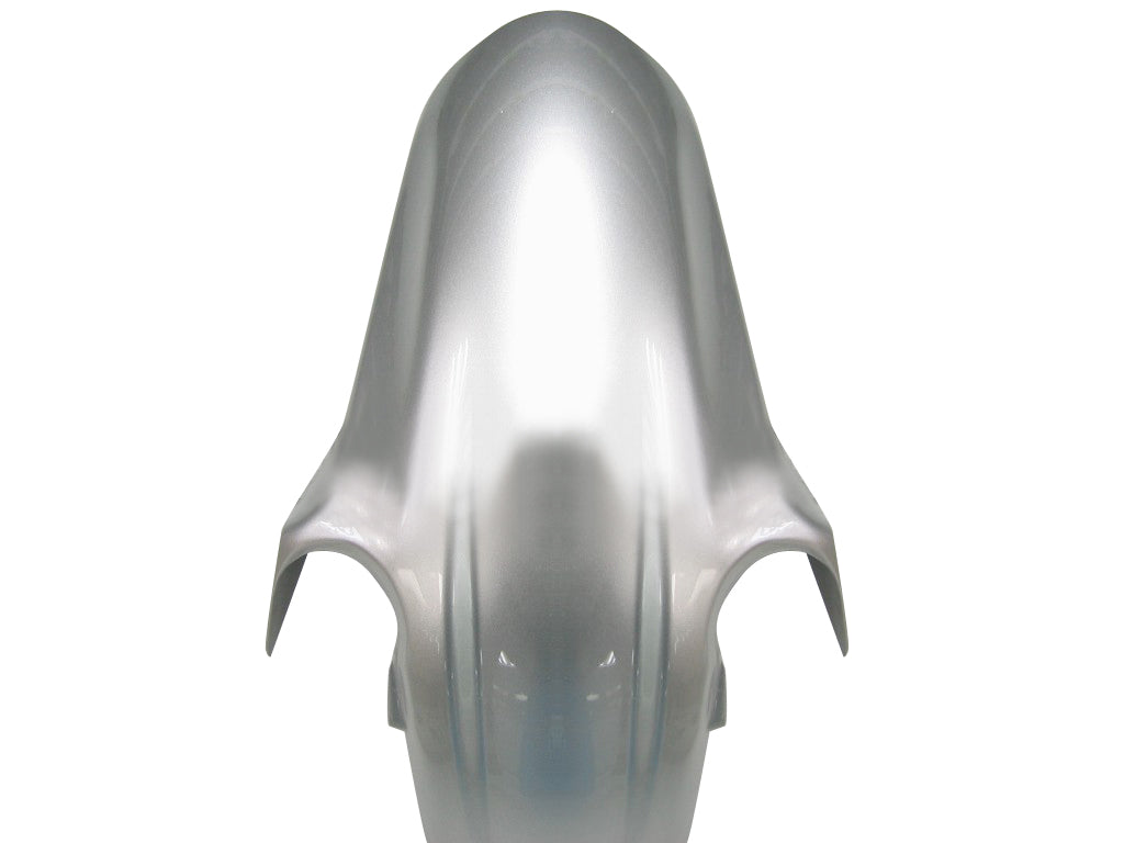 2004-2007 Honda CBR 600 F4i Silver & White Flame Racing Fairings Generic