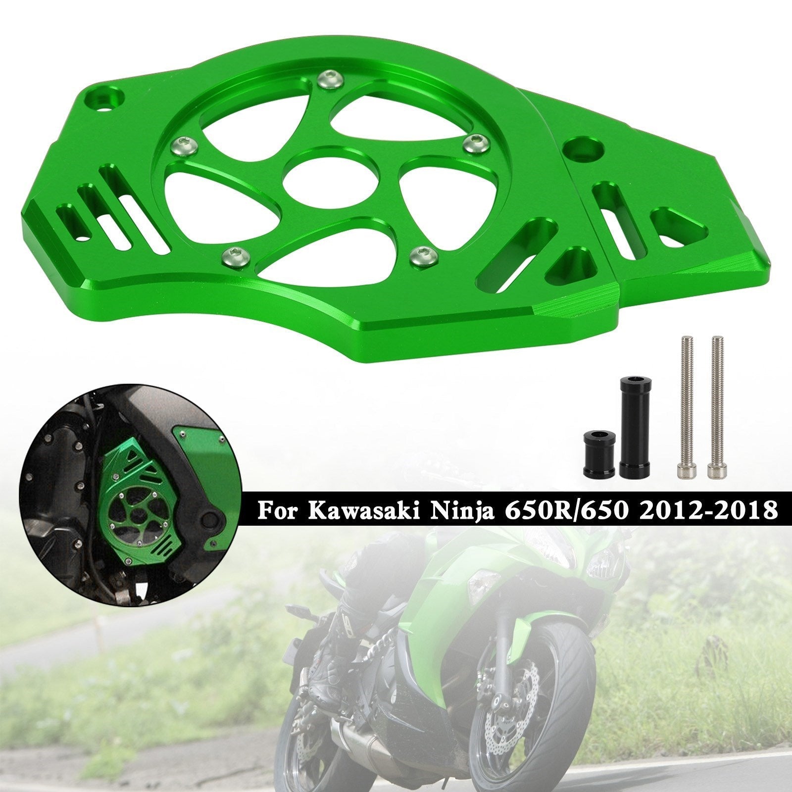 Kawasaki Ninja Vulcan 650 ER-6N Sprocket Cover Chain Guard Protection